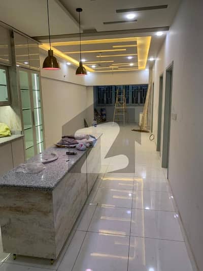Brand New Luxury Flat For Rent King Highrise Block 2, Gulistan-E-Johar 4 Bedrooms | Drawing &Amp; Dining 5Th Floor | West Open | Front Road Facing