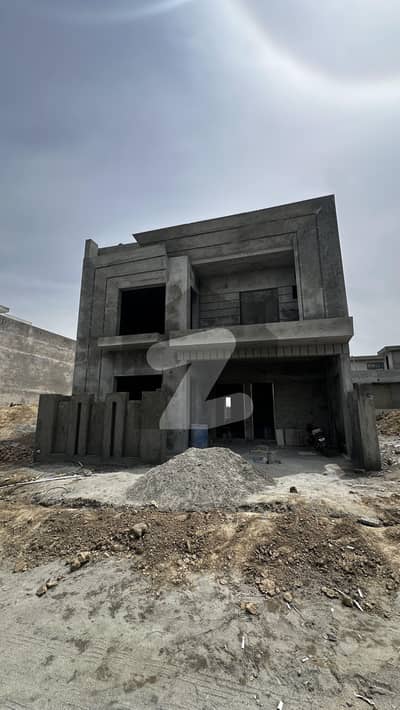 E block 30x60 Brand new Grey structure House for sale