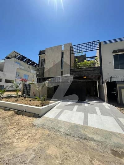 Designer house for sale with lawn
