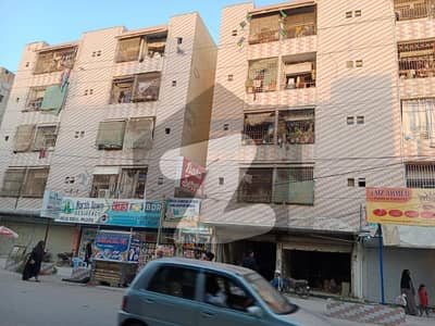1 BED + 1 LOUNCH+(SEPRATE KITCHEN) FLAT FOR SALE IN SHAFI EXCELLENCY APARTMENR NORTH KHI