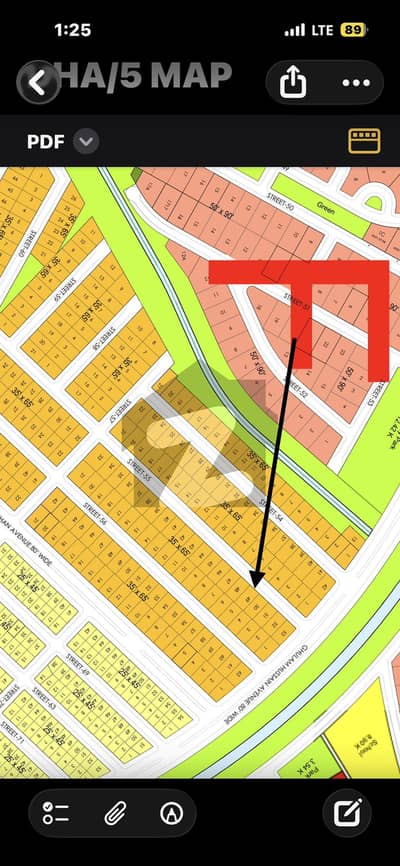 SECTOR F STREET 55 PLOT AVAILABLE FOR SALE