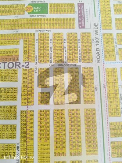 DHA Rahbar Sector-2 Block F best option available away from drain and its pole free lane with All dues clear and possession plot