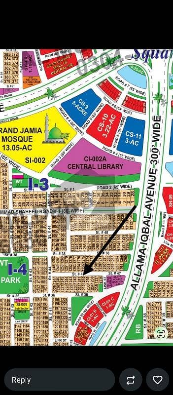 DHA Multan Sector I 1 Kanal Residential Plot Near To Park, Masjid And Commercial.