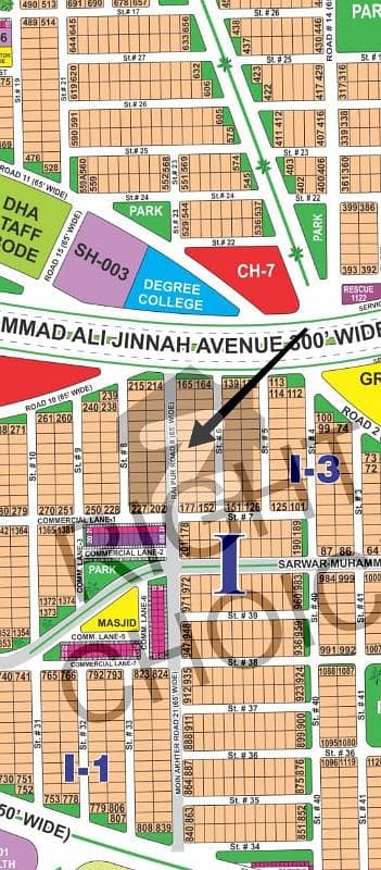 DHA Multan Sector I 1 Kanal Residential Plot Near To Park, Masjid And Commercial.
