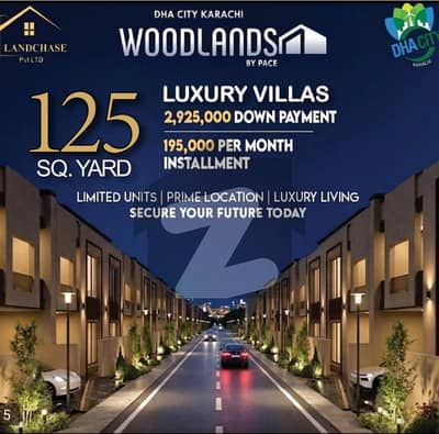 ULTRA LUXURY 125 YARDS VILLA FOR SALE ON EASY INSTALLMENTS DHA CITY KARACHI SECTOR 1