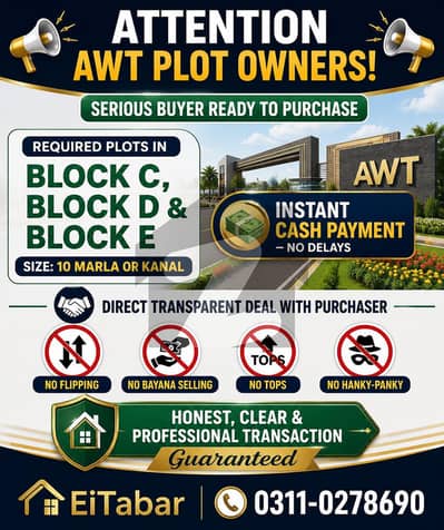 Urgently Required Plots for UK Clients