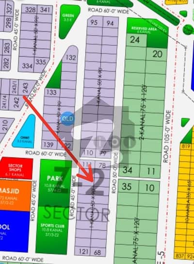 1 Kanal Plot Is For Sale In Z2 Block Phase 8 DHA Lahore