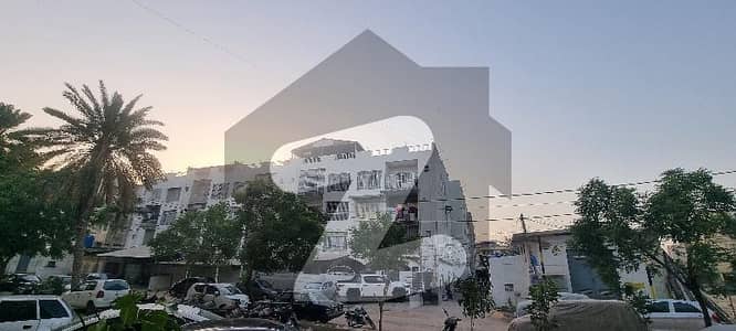 Flat For Sale Block K Bhyani Image Paradise first floor Sweet Water CCTV Camera two bed Attech Bath drawing Lounge 1000 SQF Road facing West Open Iqbal Hasan Associates 0321-2448277