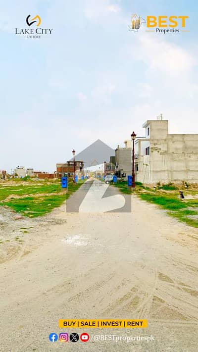 لیک سٹی۔ سیکٹر ایم 7 ۔ بلاک سی 1 لیک سٹی ۔ سیکٹرایم ۔ 7,لیک سٹی,رائیونڈ روڈ,لاہور میں 5 مرلہ رہائشی پلاٹ 1.0 کروڑ میں برائے فروخت۔