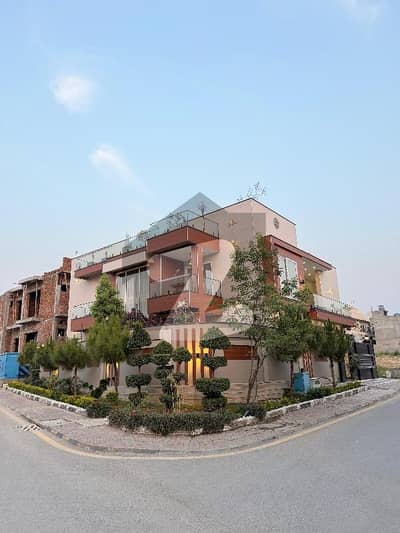 13 Marla Corner Luxury Furnished House With Double Height Lobby For Sale In Kohistan Enclave E Block
