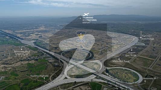 Possession able ready to construct 10 Marla solid land plot for sale in Top City 1.