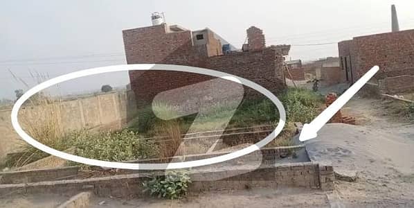 2 Marla plot foundation work completed next to 50ft road few steps from 200ft near new defence road and Ferozepur road gajjumate Lahore