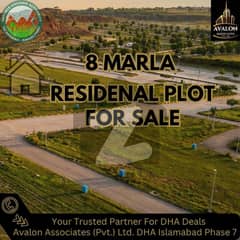 8 Marla Residenal Plot For Sale In Rose Sector DHA Islamabad Phase 7