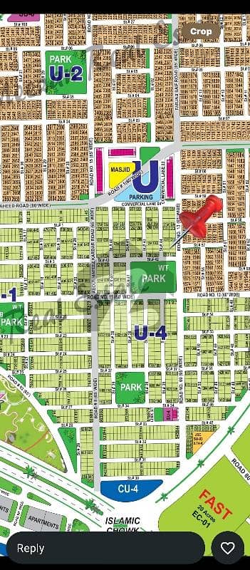 DHA Multan sector U 10 Marla residential plot near to park, Masjid and commercial.
