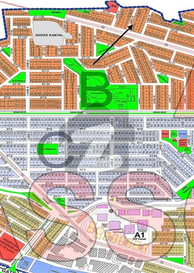 500 Sq Yds Plot Sector B DHA Phase 2 Islamabad For Sale