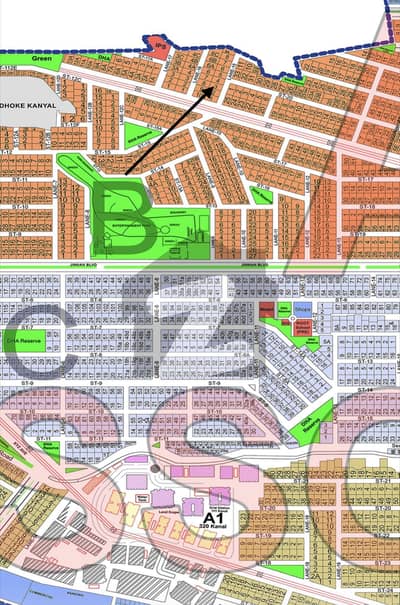 Kanal plot sector B lane 15 DHA Phase 2 Islamabad for sale