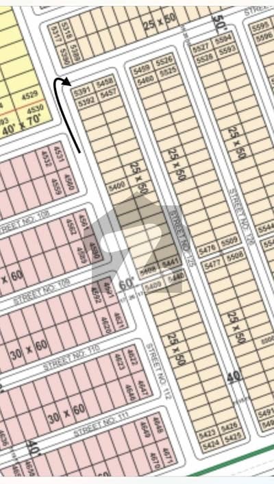 Premium Corner plot , on 60Ft road, Block A.
