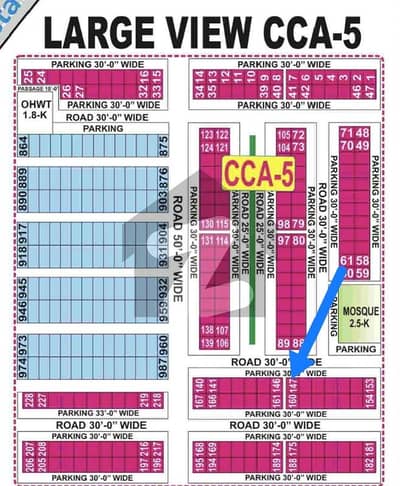 4 Marla Commercial plot in cca5 phase 7