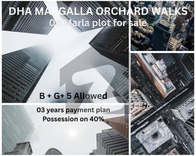 08 Marla Commercial plot on Circulation 08, Dha Margalla Orchards Walks, Islamabad