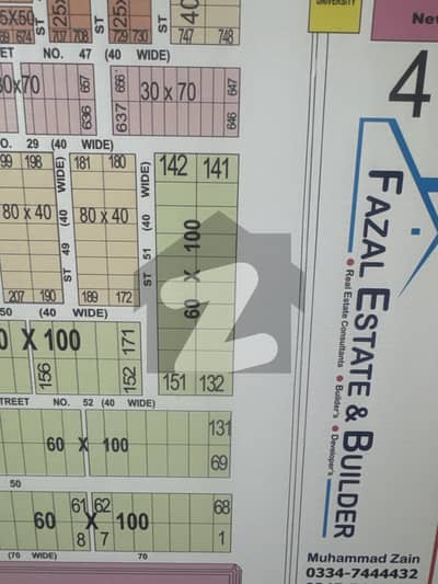 Salaam want to sale size 60"100 (24 Marla )  Proper corner back of main double road with extra land in street 51 corner side pindi phase front side tarnol phase  If u want to sale or purchase in any commercial or residential property  03347444432