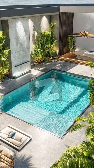 Fully Furnished Full Basement Swimming Pool Plus Home Theatre & Lift Brand New Luxury Classical Modern Design Villa For Sale In DHA Phase 6 Top Location Near To Park