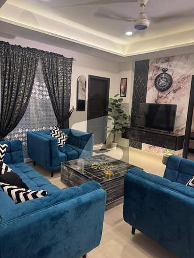 Capital Square 2 Bedroom Fully Furnished Corner Apartment For Sale C Block Sector B-17 Multi Gardens Islamabad