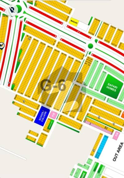 10 marla plot for sale in bahria orchard G6 block