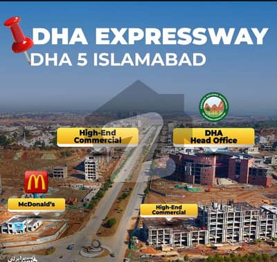 DHA PHASE 5 SECTOR-F  5 Mrla Corner Extra Land Plot  Ghulam Hussain Avenue  Good Location