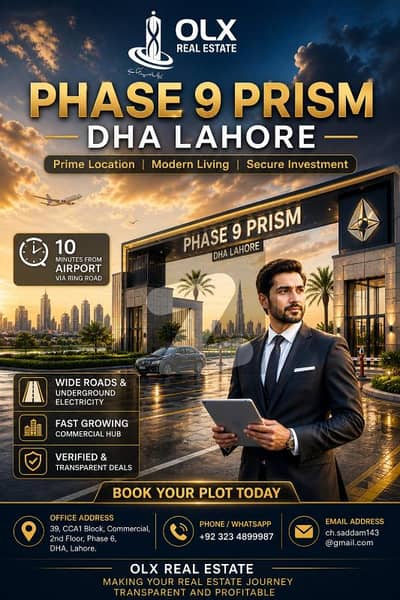 Phase 9 Prism 1 Kanal (20 Marla) Residential Plot for Sale | A Block Prime Location Deal