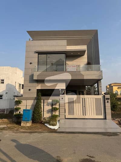 5 Marla Brand New Ultra Modern Design House For Sale In DHA Phase 9 Town Top Location Near To Park