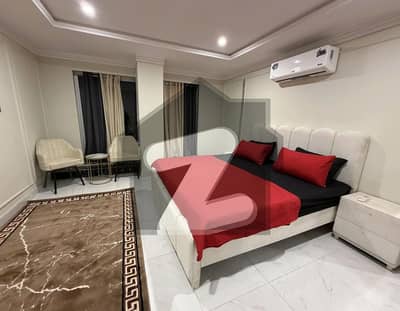 2 BED FULLY FURNISHED APARTMENT FOR RENT IN QUAID BLOCK BAHRIA TOWN LAHORE NEAR TO EFILE TOWER AND IMTAIZA STORE