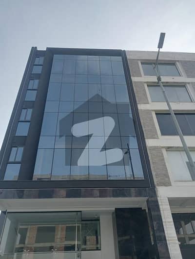 4 Marla luxury commercial plaza hot location 1st floor available for rent in DHA phase 6 main boulevard Lahore