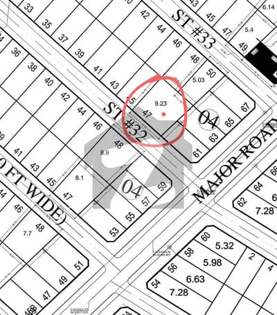 9.23 Marla Residential Plot, Block-R Prime, New City Phase-2