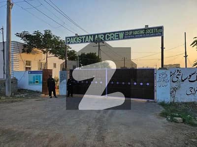 A Perfect Corner Residential Plot Awaits You In Pakistan Air Crew Cooperative Housing Society Karachi
