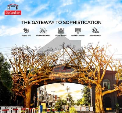 5 Marla Corner + Facing Park Plot On 50 Feed Wide Road For Sale In SA Garden Phase 2