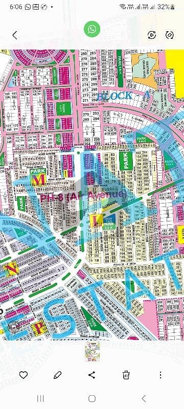 DHA Phase 8. Ex Air Avenue 4marla commercial Plot
