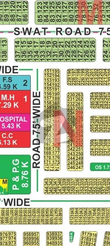 LDA city Lahore N block 5 Marla on ground carpeted road possession coming soon plot for sale