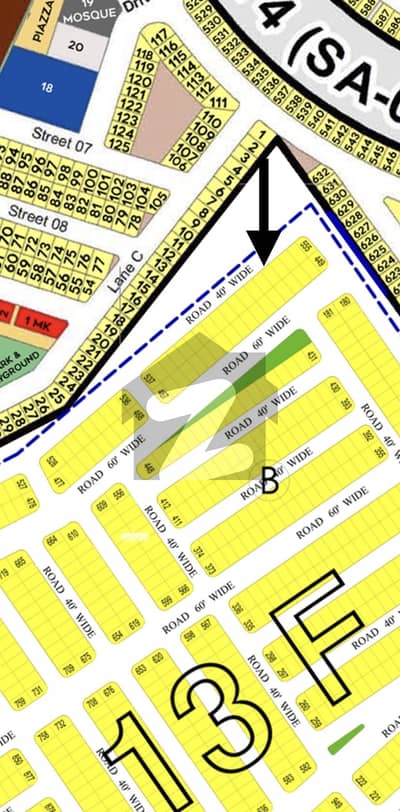 Sector 13-F, 125 Yards Clear Plot Attractive Price Top Class Location