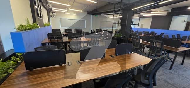 Property Connect Offers! Fully Furnished 4000sq Feet 1st Floor Corporate Office For Rent Gulberg , Islamabad|suitable for call center|IT software companies|