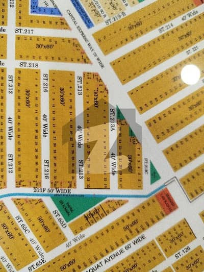 جناح گارڈنز فیز 1 جناح گارڈنز,ایف ای سی ایچ ایس,اسلام آباد میں 7 مرلہ رہائشی پلاٹ 1.35 کروڑ میں برائے فروخت۔