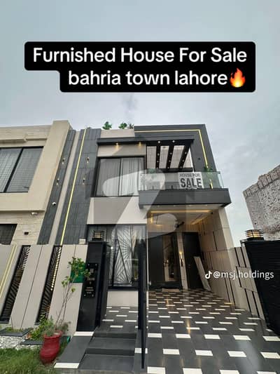 5 MARLA LUXURIOUS FURNISHED HOUSE FOR SALE AT BAHRIA TOWN LAHORE 5 MARLA LUXURIOUS FURNISHED HOUSE FOR SALE AT BAHRIA TOWN LAHORE