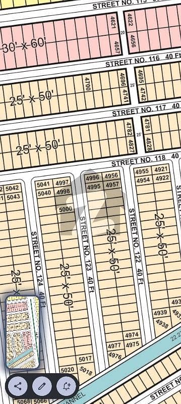 5 Marla Solid Sun Face Plot Block G Multi Garden B-17 For Sale