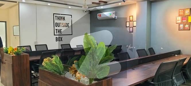 Area 2000 Square Feet Brand New Corporation Office Available For Rent In Maulana Shaukat Ali Road Faisal Town Lahore