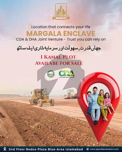 Hot Deal! 1 Kanal Residential Plot Available in Margalla Enclave 3