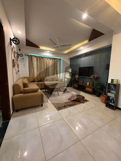 A Spacious Ready-To-Move 1050 Sq. Ft 2 Bedroom Furnished Apartment Is Available For Rent, In Block-C, TopCity-1, Near Islamabad Airport.
