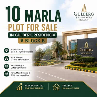 B Block 10M Good Location Plot for Sale