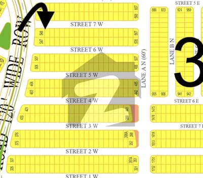 Sector 3-E, First Belt, Close To 120'Ft Road In-Front Of Sector 3D 125 Yards Plot For Sale