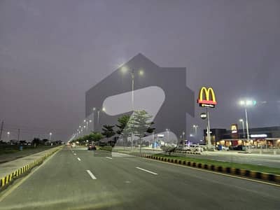 DHA phase 7 X block 1 kanal corner 70 feet rode plot far sale available