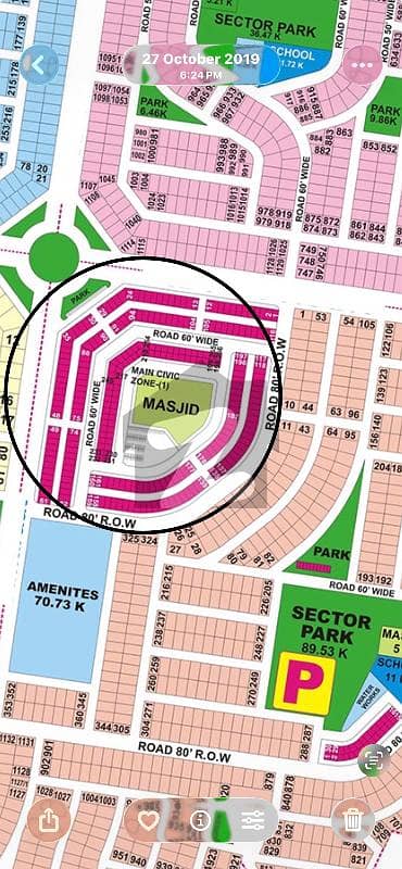 8 MARLA COMMERCIAL POSSESSION PLOT TOP LOCATION