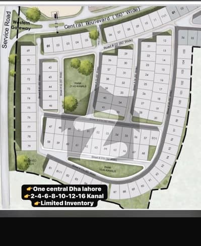DHA LAHORE ONE CENTRAL 2 Kanal prime location
